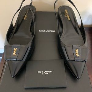 YSL Bow Slings Shoes
